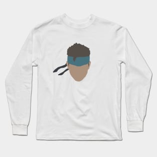 Solid Snake's Face Long Sleeve T-Shirt